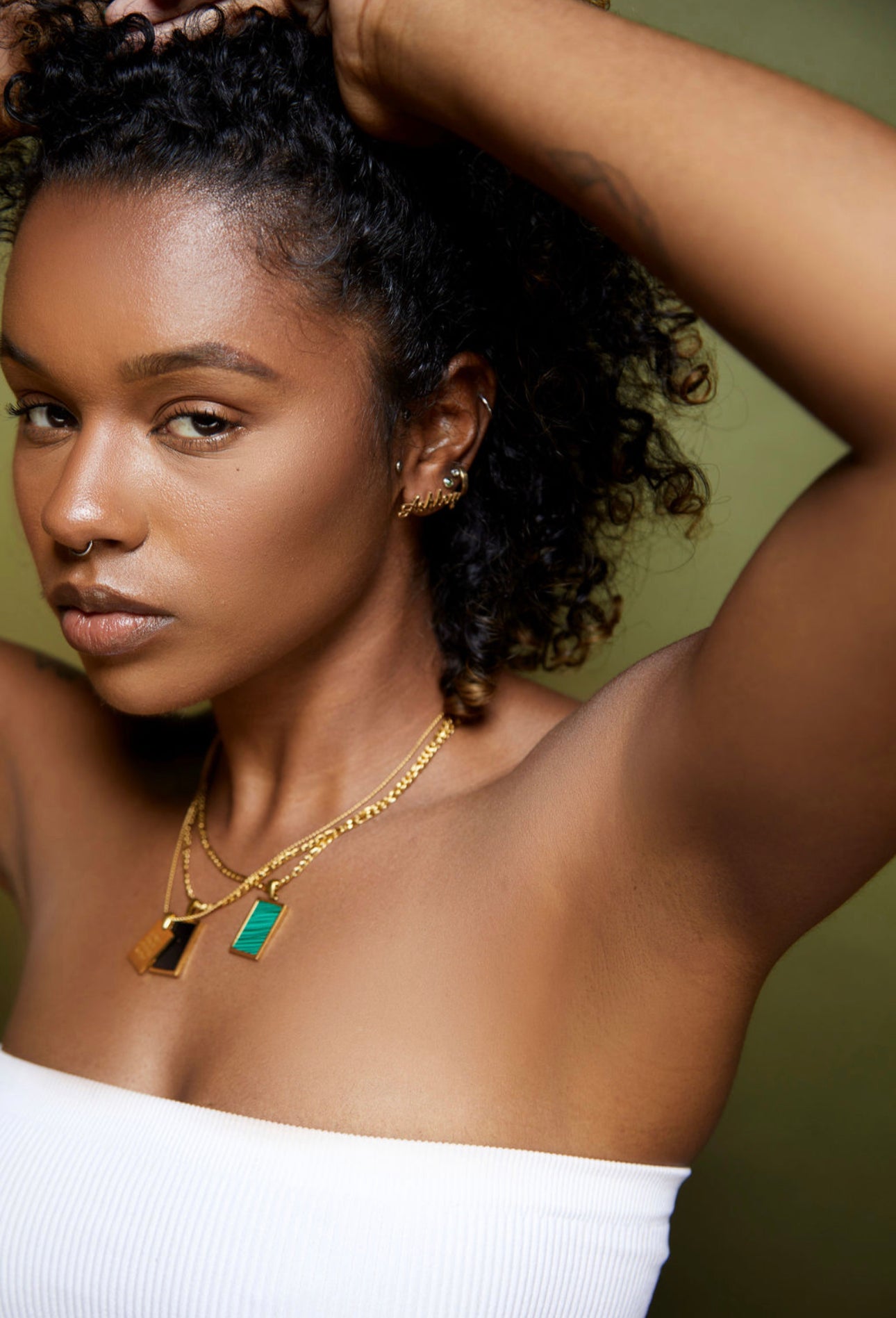 Custom Gold Plated Earrings