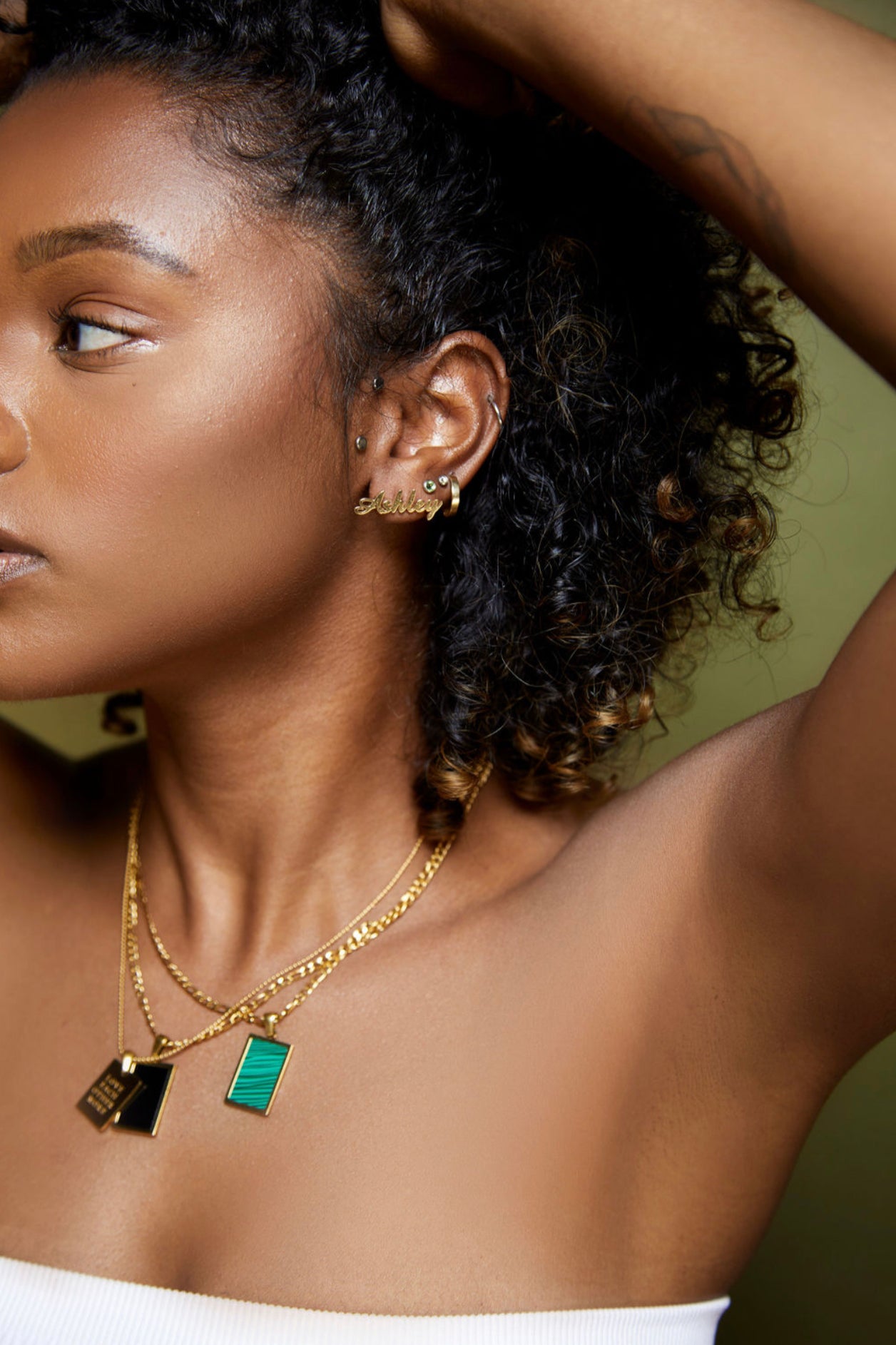 Custom Gold Plated Earrings